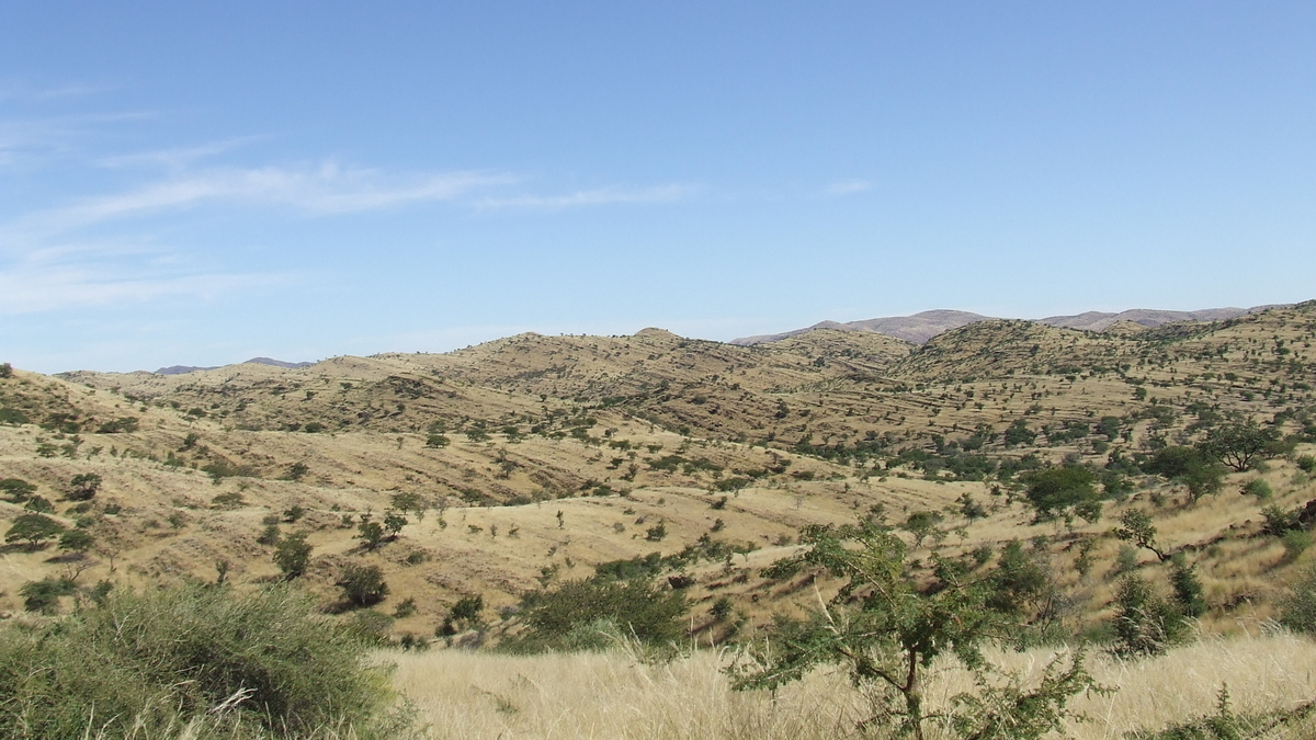 Namibia: C28 towards Swakopmund west of Windhoek