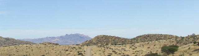 Namibia: C28 Richtung Swakopmund westlich von Windhuk