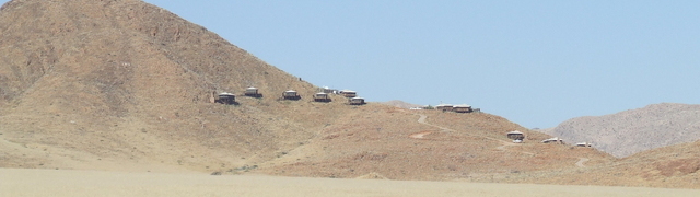 Namibia: 'Moon Mountain Lodge' near the C19