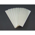 Testbleche Aluminium 20x100mm (10 Stk.) 